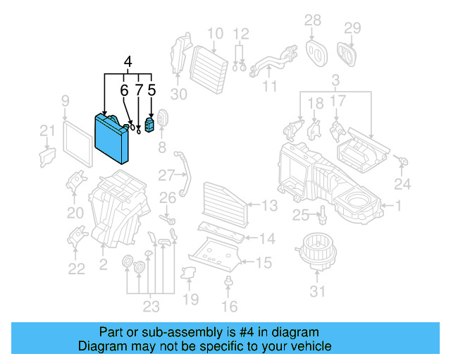 Evaporator Core 1K1-820-103-E - View 43