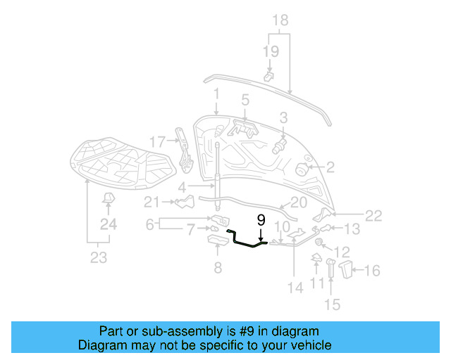 Release Cable 3C1-823-531 - View 6