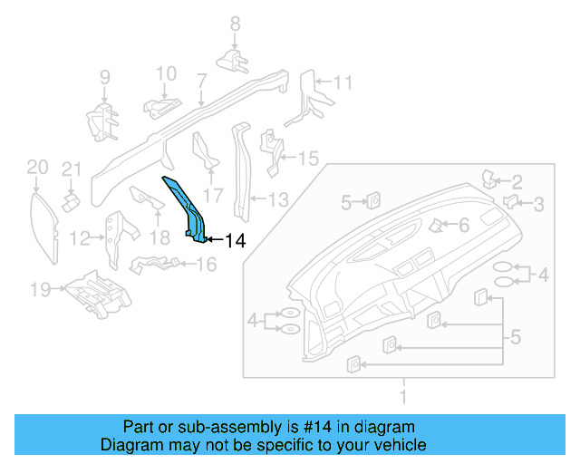Inner Bracket 3C1-858-783-A