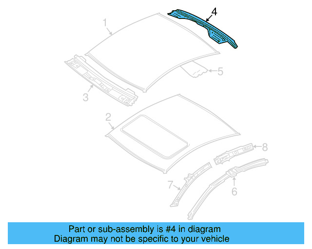 Rear Header 3C5-817-163 - View 3