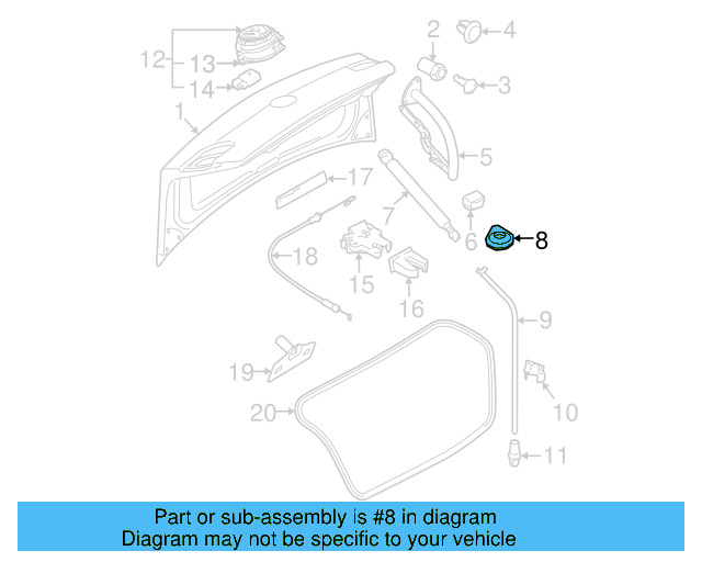 Seal 3C5-827-359-C - View 5