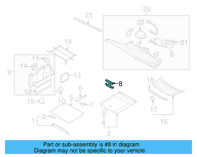 Tie Down Hook 1J0-804-299 - View 50