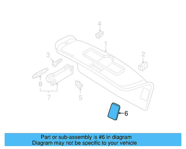Fender Liner Retainer Nut N-908-338-01 - View 100