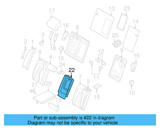 Bracket 3C5-885-961-A-NJJ - View 2