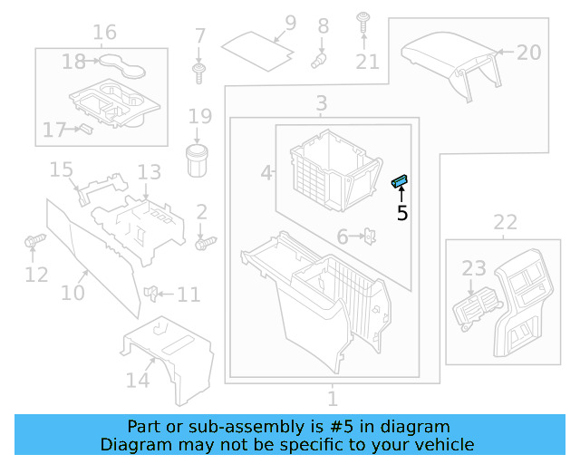 Lower Trim Panel Retainer Clip 3C8-867-190 - View 55
