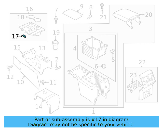 Lower Trim Panel Retainer Clip 3C8-867-190 - View 51