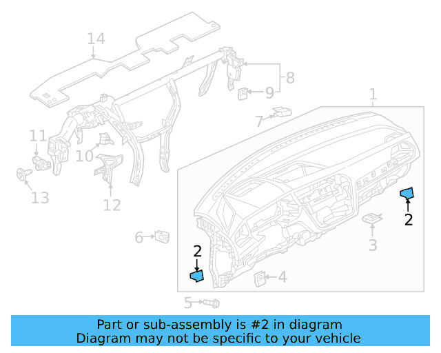 Side Cover Clip 1K0-867-388-A - View 96