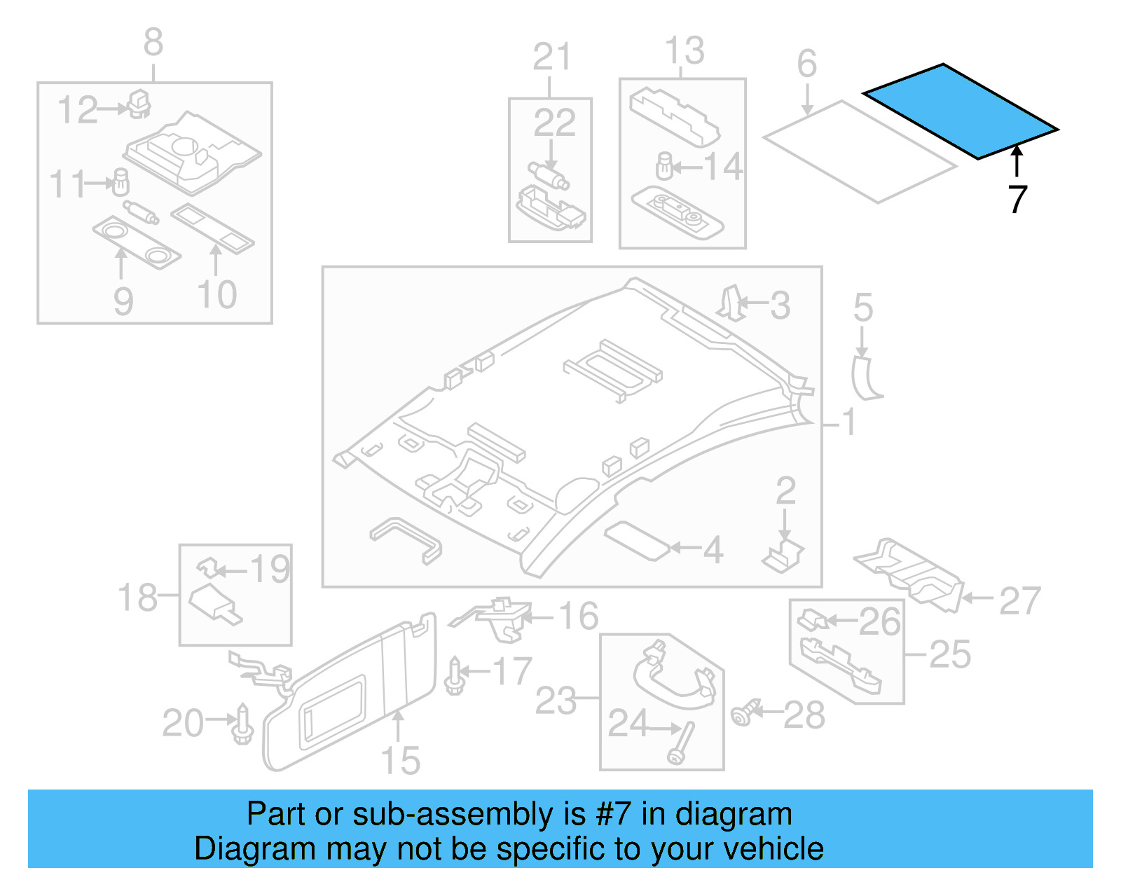 Sound Absorber 3C8-867-811-D