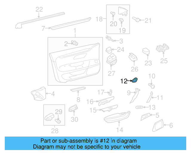 Trim Ring 3C8-898-198-A-9B9 - View 4