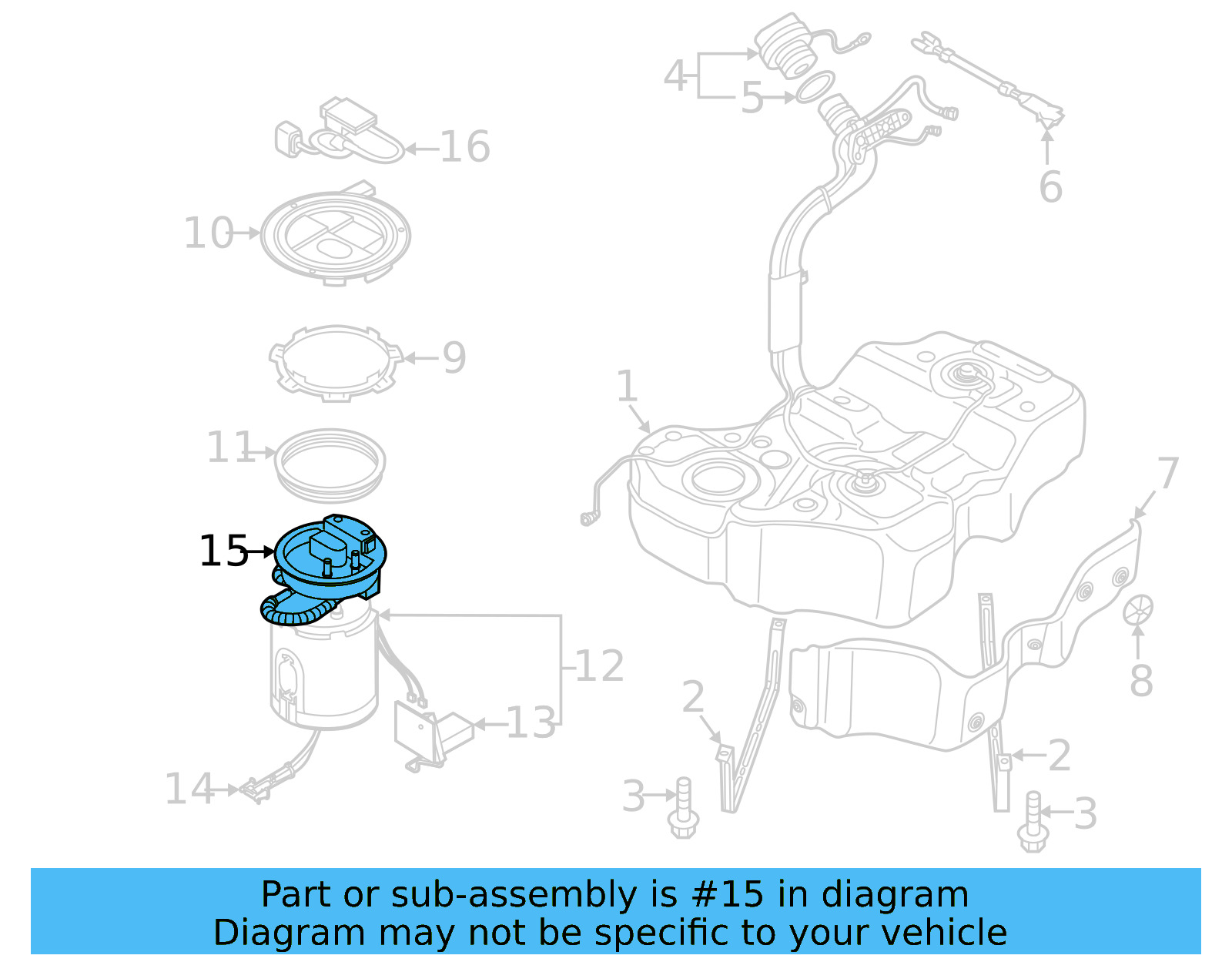 Fuel Filter 3C8-919-679-C - View 8