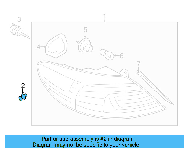 Tail Lamp Assembly Fastener 6RU-945-300 - View 31