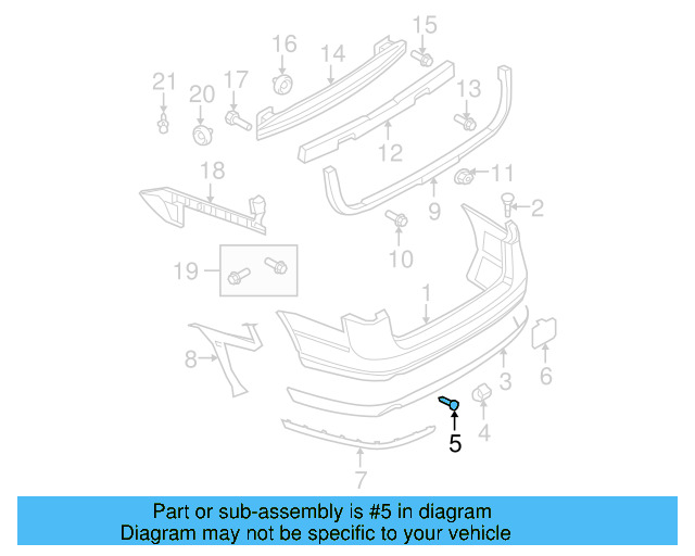 Fender Liner Extension Screw N-103-546-02 - View 89