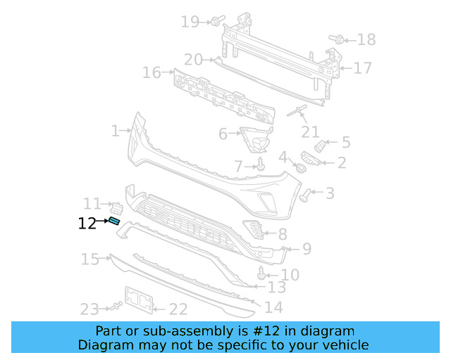 Tow Eye Cap 3CM-807-155-AV3 - View 6