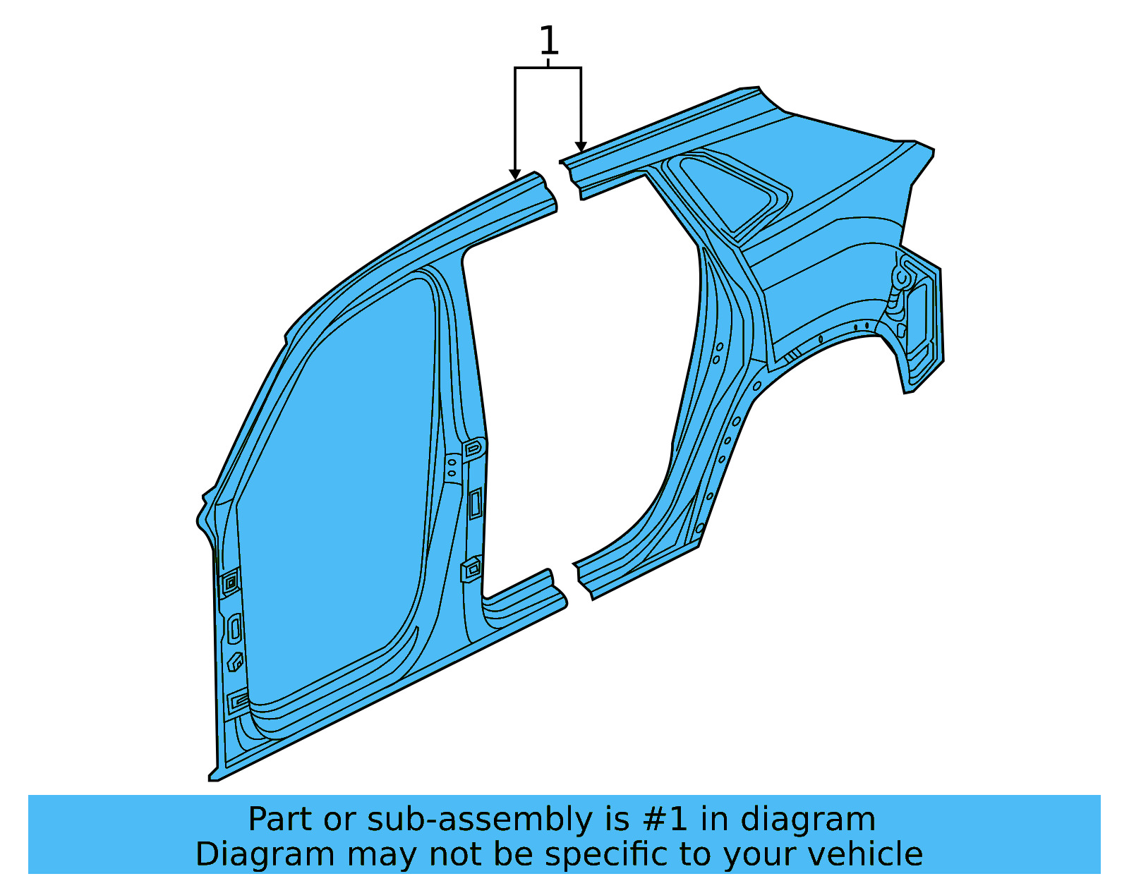 Uniside Panel 3CM-809-605 - View 3