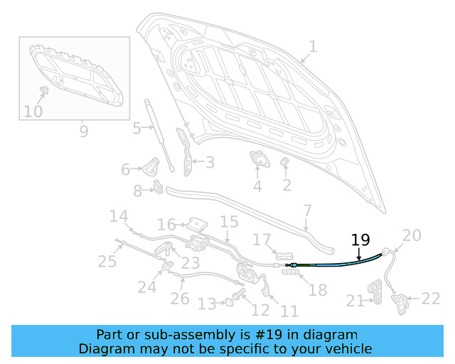 Release Cable 3CM-823-535 - View 4