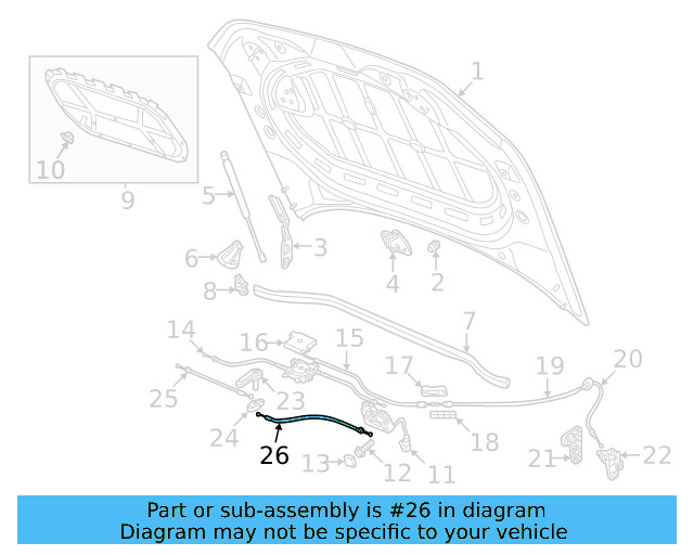 Release Cable 3CM-823-528 - View 4
