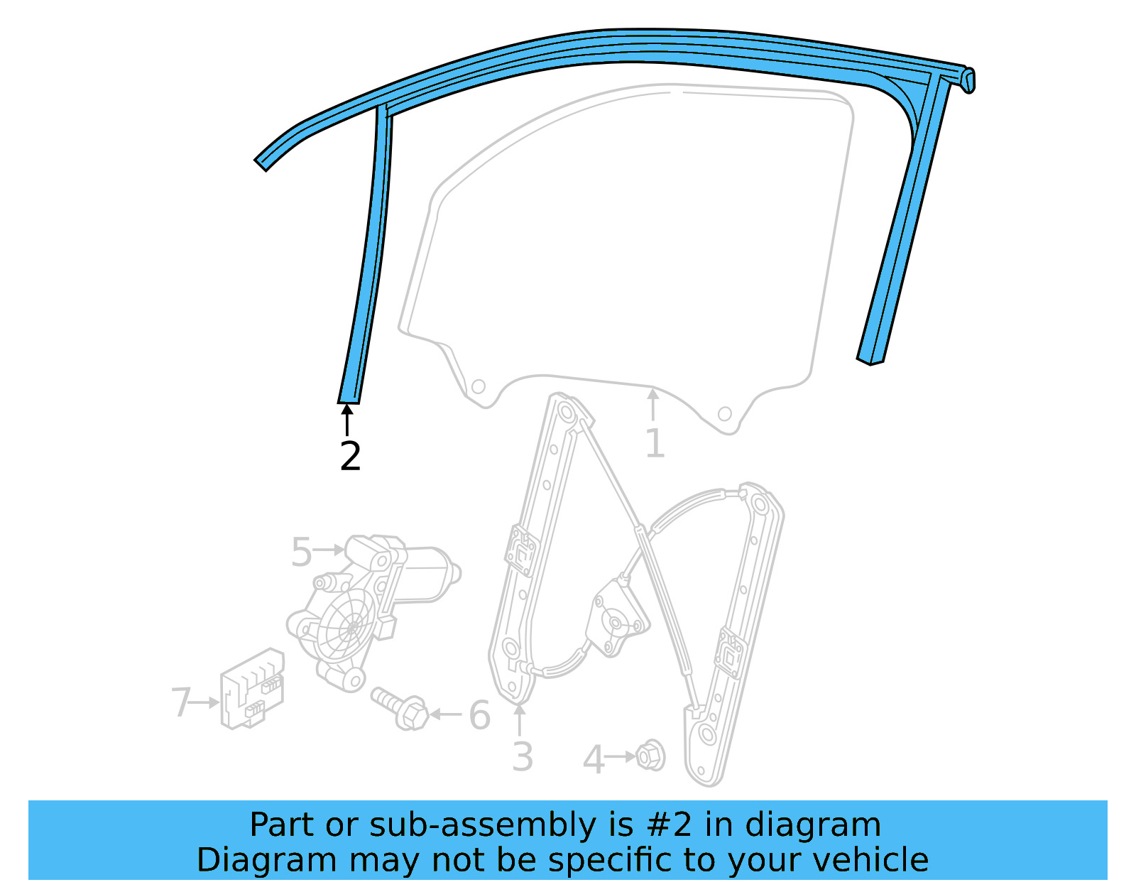 Window Channel 3CM-837-440-5AP - View 8