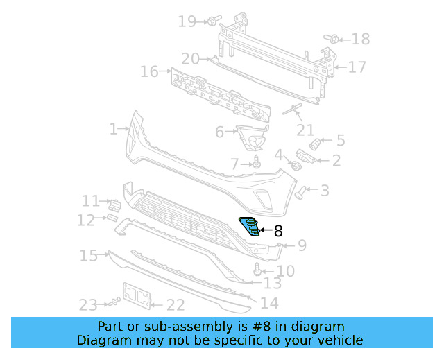 Air Grille 3CM-853-665-9B9