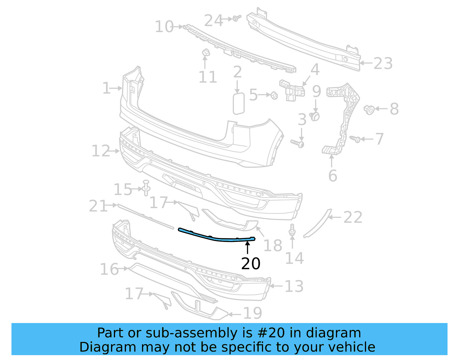 Corner Molding 3CM-853-842-A-9B9 - View 4