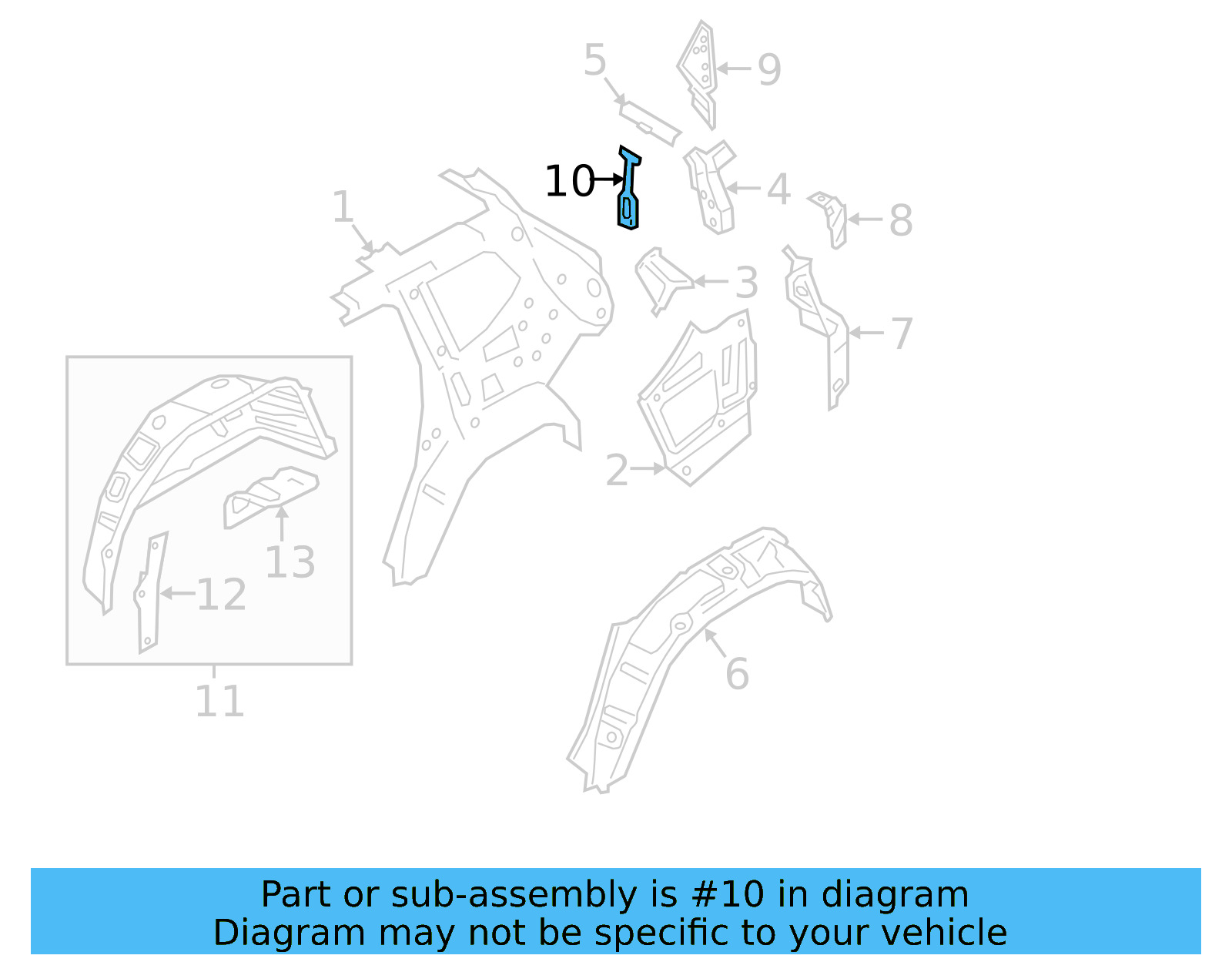 Inner Quarter Reinforced 3CN-809-587 - View 4