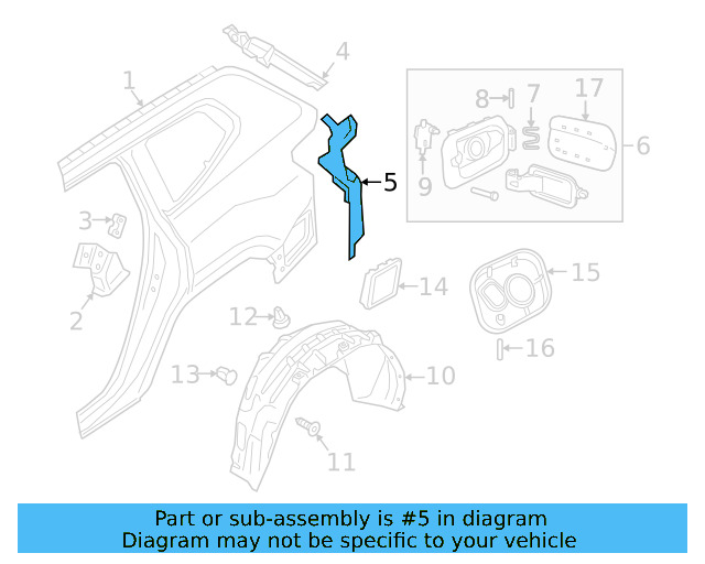 Tail Lamp Pocket 3CN-813-319-A - View 2