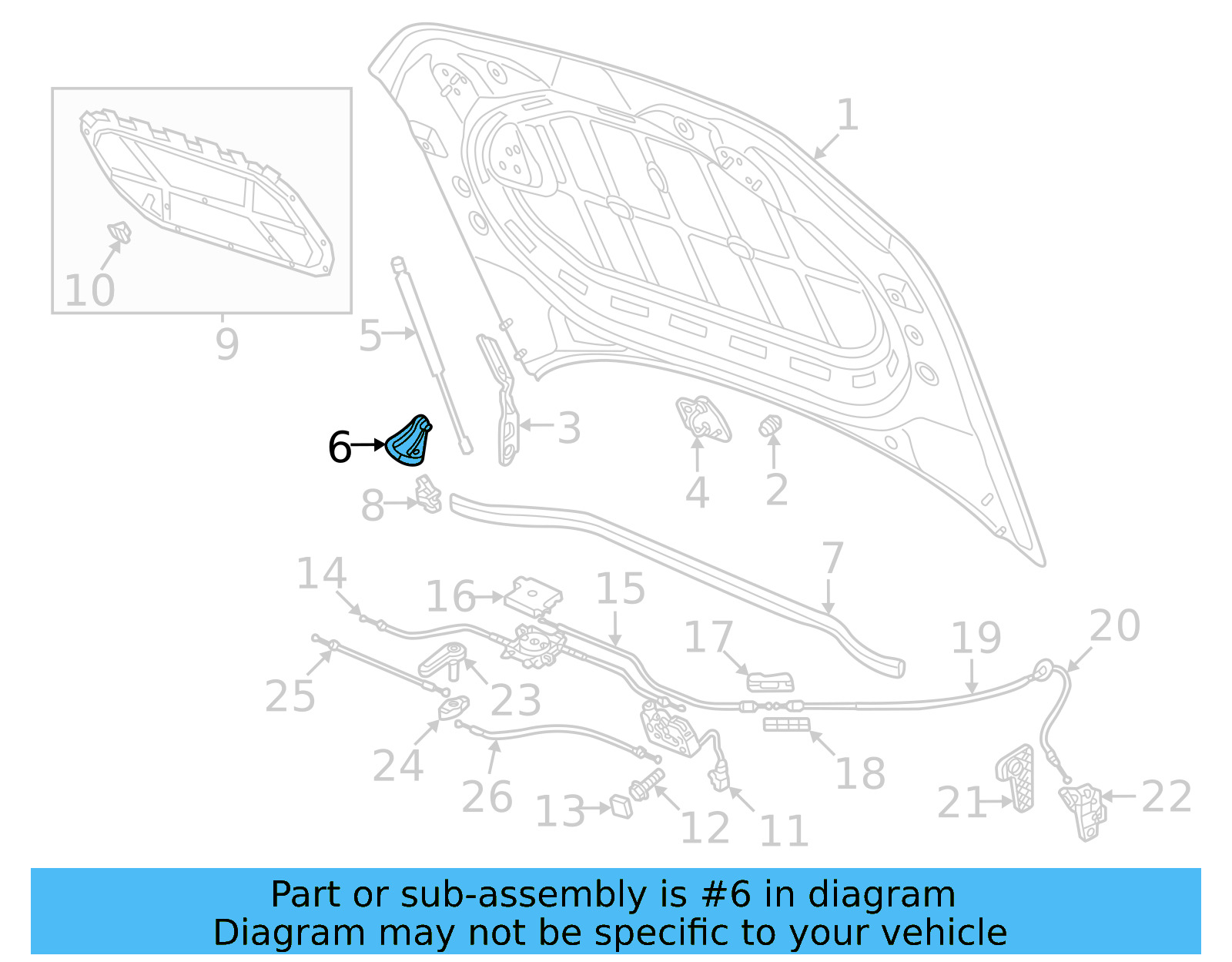 Lift Cylinder Lower Mount 3CN-823-402 - View 4