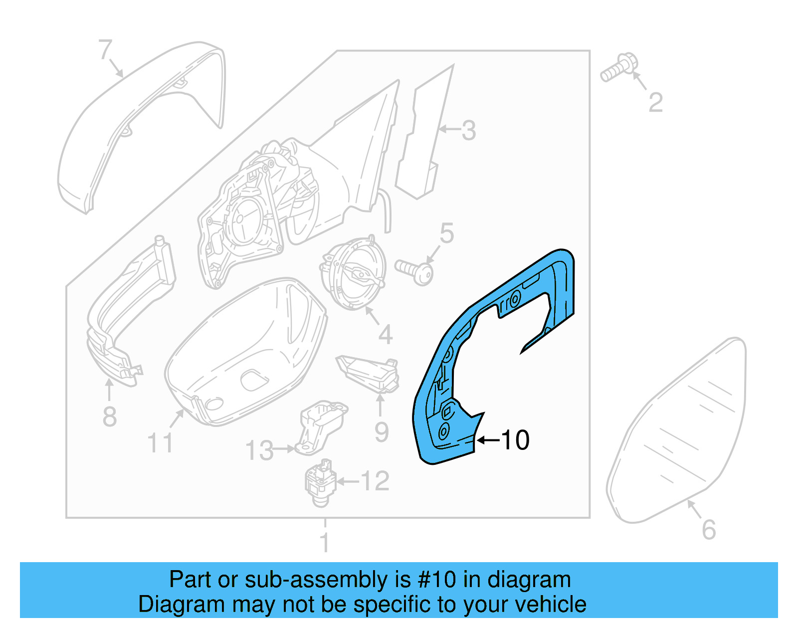 Corner Trim 3CN-837-973-82V - View 5