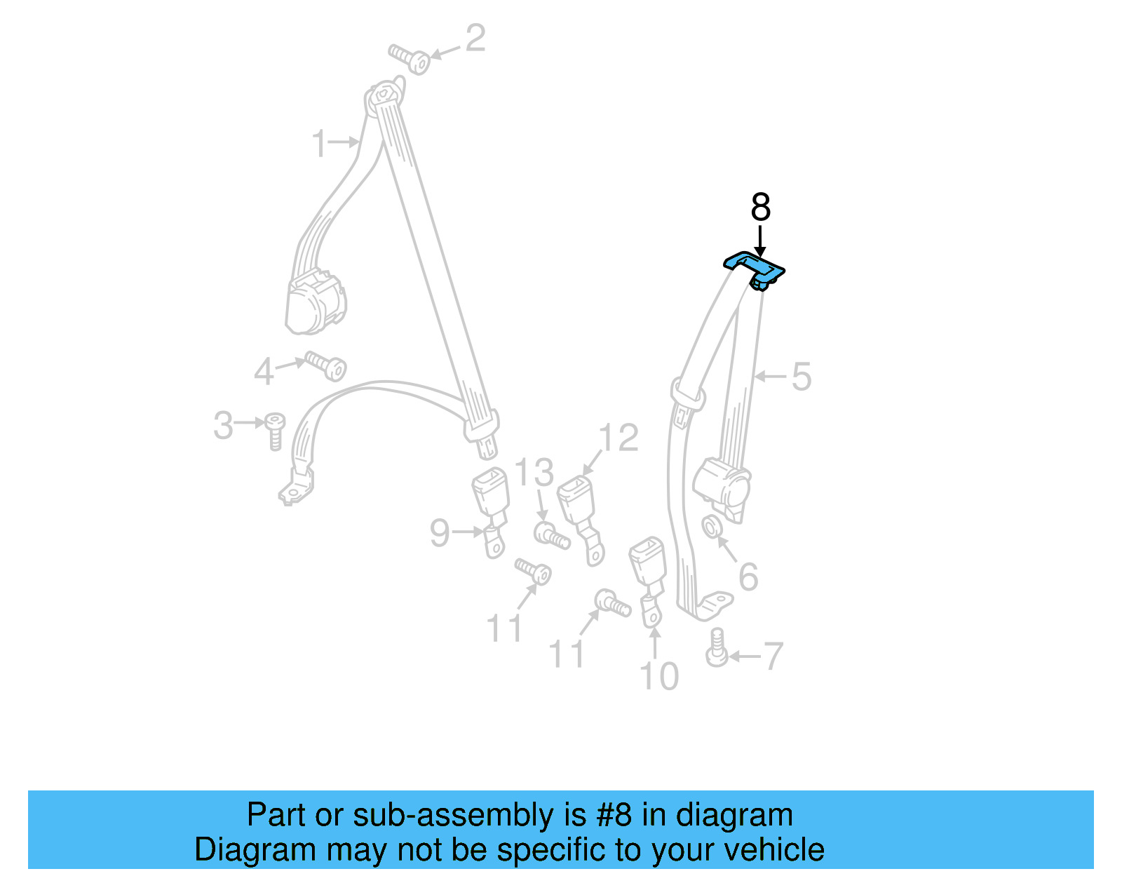 Belt Guide 3CN-857-781-ZA2 - View 3