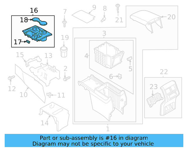 Trim Plate 3CN-864-263-G-DAF - View 11