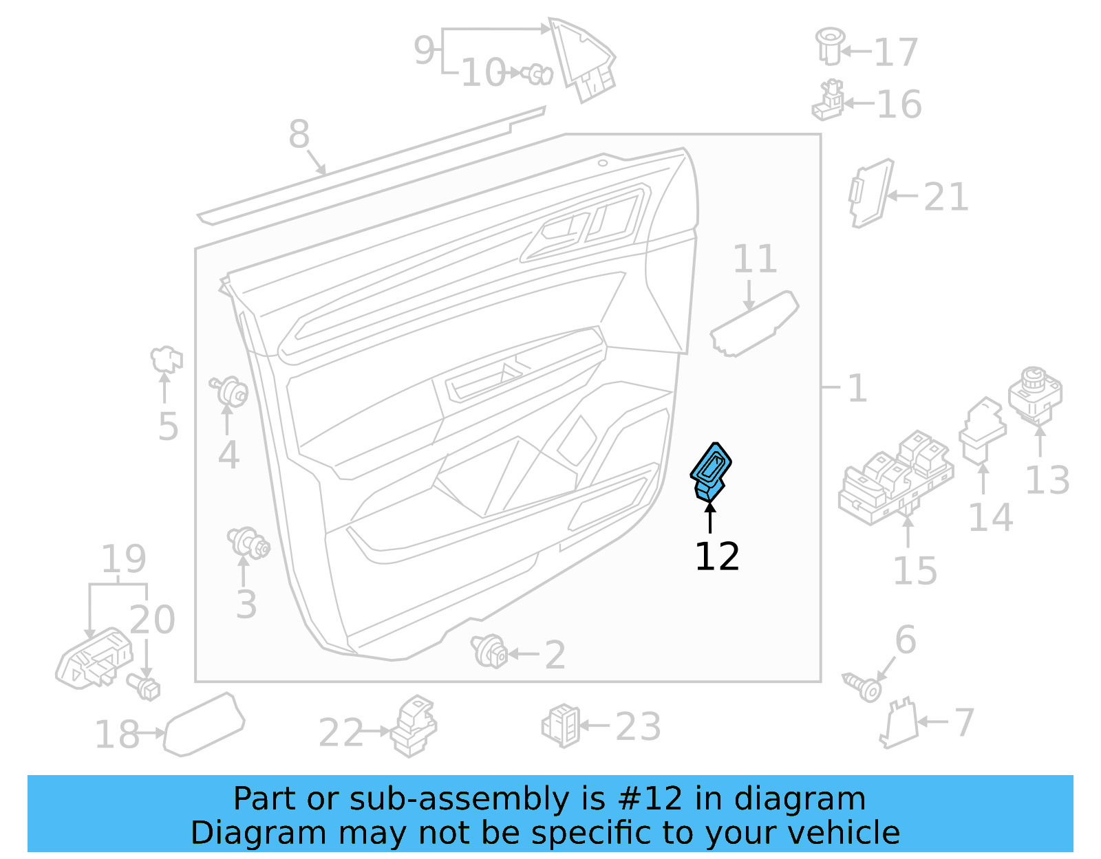Switch Panel 3CN-867-256-ZA2 - View 6