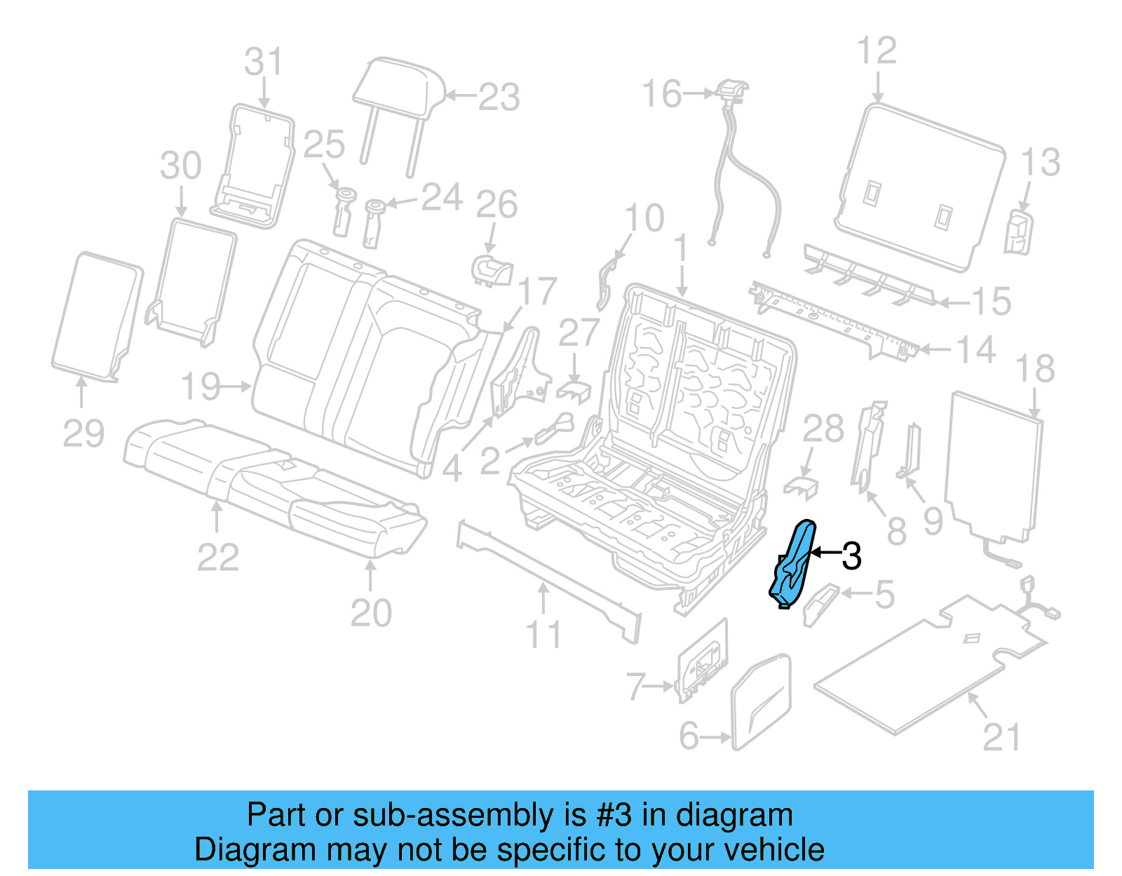Hinge Cover 3CN-885-317-82V