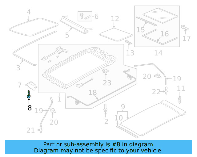 Motor Bolt 3CN-898-057 - View 5