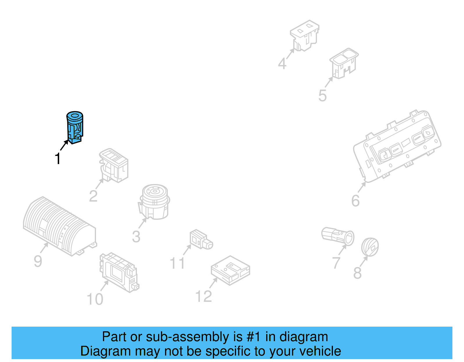 Power Switch 3CN-959-839-WZU - View 2