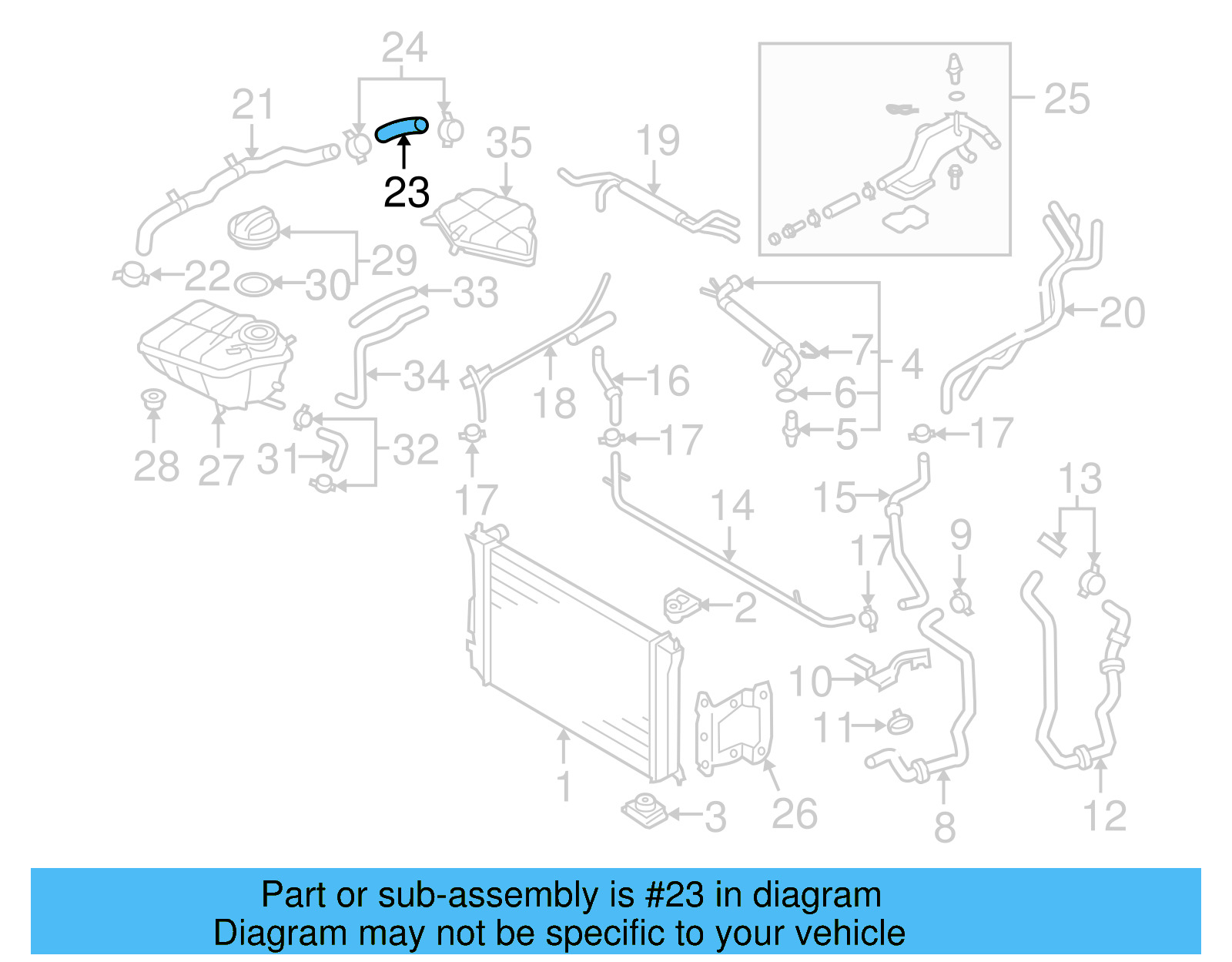 Rear Hose 3D0-121-101-F - View 10