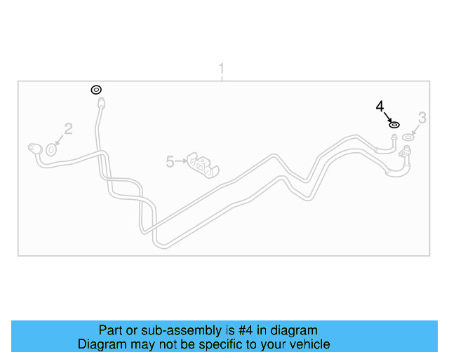 A/C Refrigerant Line O 4E0-260-749-A - View 5
