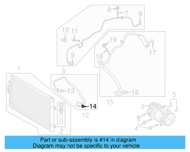 A/C Refrigerant Line O 4E0-260-749-A - View 64