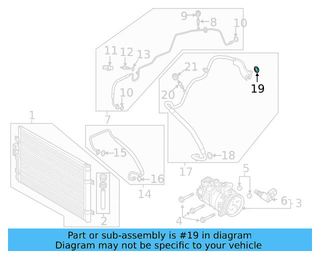 A/C Refrigerant Line O 4E0-260-749-A - View 84