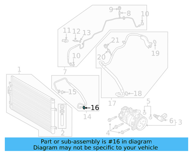 A/C Refrigerant Line O 4E0-260-749-A - View 83