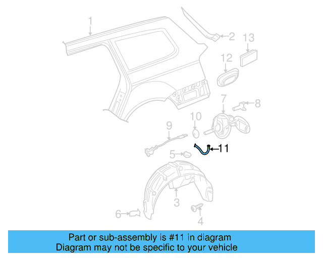Drain Hose 3D0-809-937-B - View 22