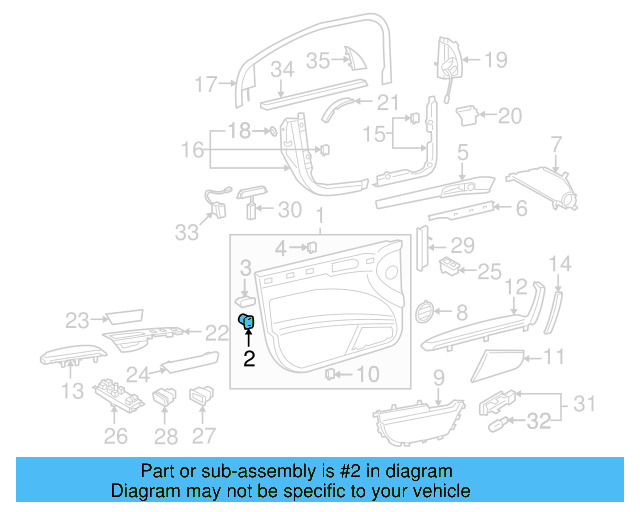 Defroster Duct 3D0-819-869-A - View 4