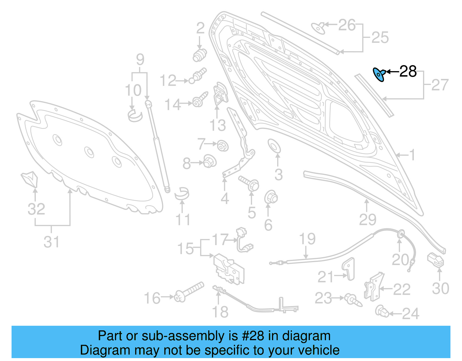 Front Seal Clip 3D0-823-717