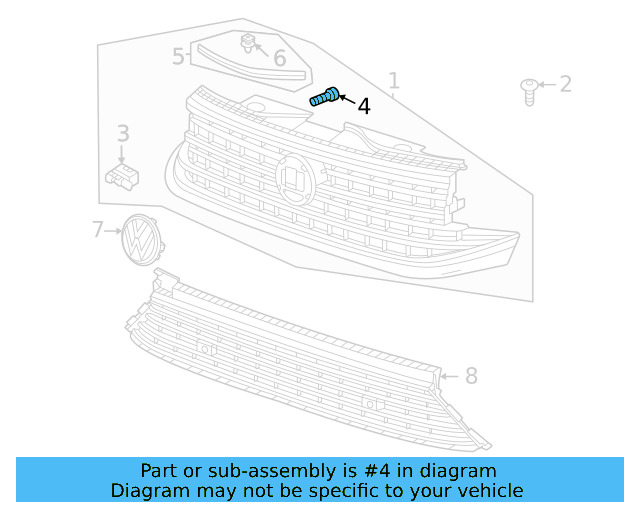 Bumper Cover Mount Bolt WHT-003-954 - View 23