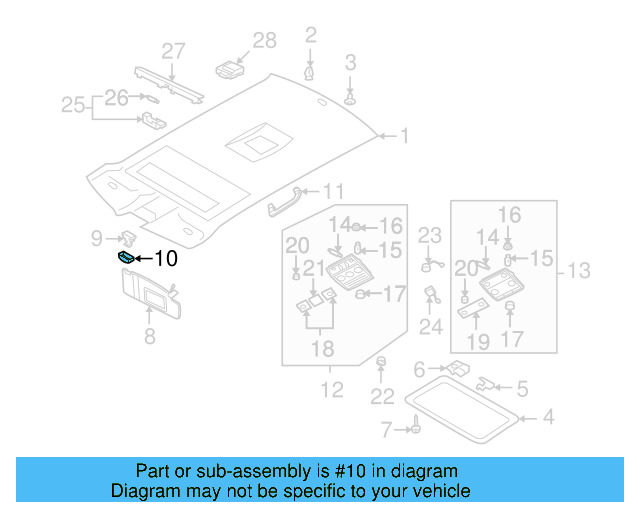 Holder Cap 3D0-857-578-A-5J6 - View 2