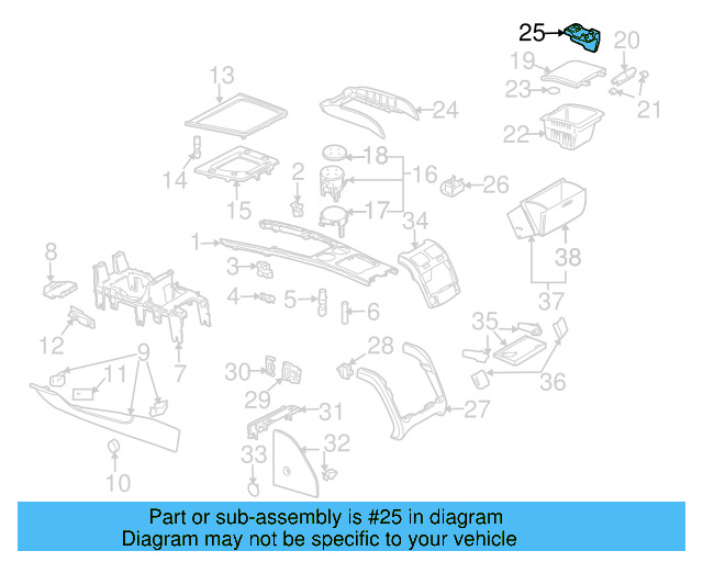 Holder 3D0-862-401-A-B41
