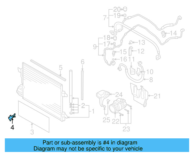 Grille Clip 3D0-867-646 - View 17