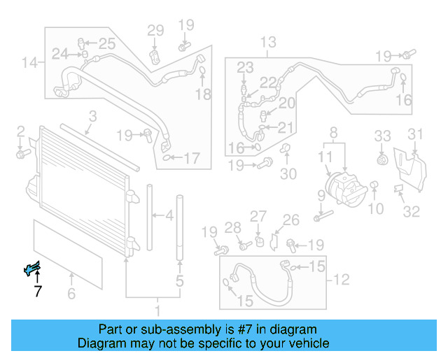 Grille Clip 3D0-867-646 - View 33
