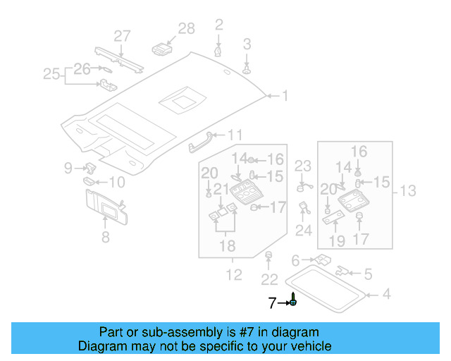 Windshield Pillar Trim Clip 3D0-867-333