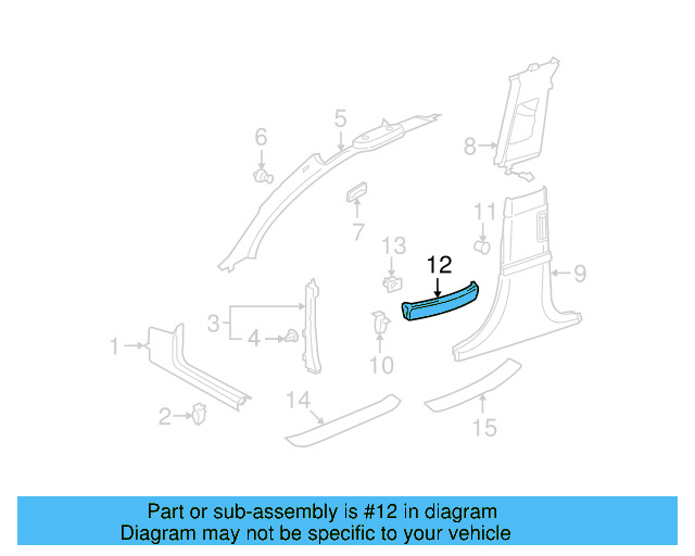 Trim 3D0-868-356-C-1SG