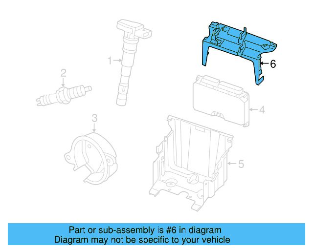 Upper Cover 3D0-906-407-E - View 5