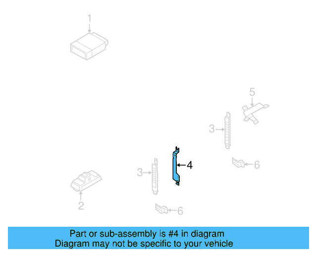 Antenna Holder 3D0-907-524